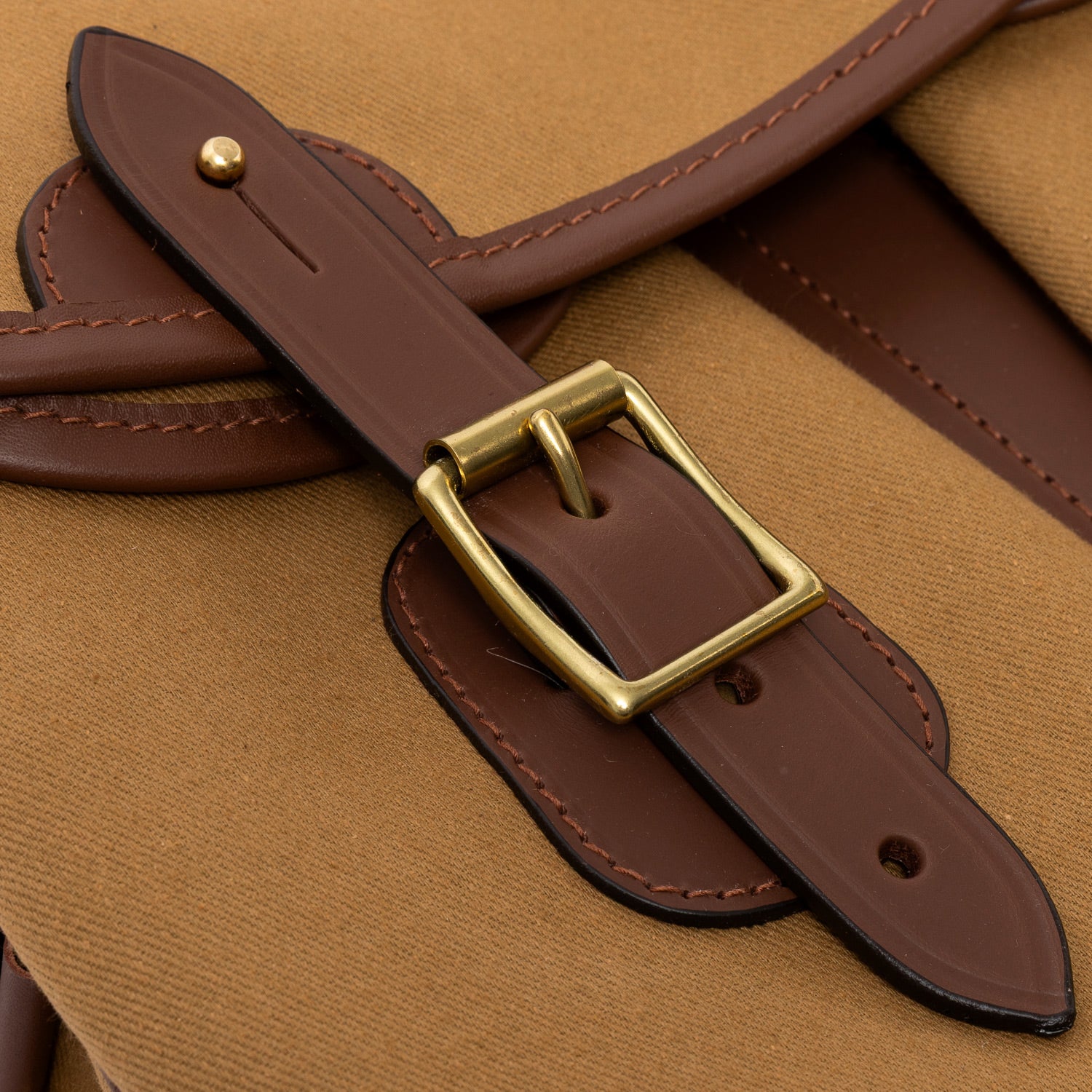 Croots x MJ: Bag "Dalby Carry" made of Cotton Canvas and Saddle Leather